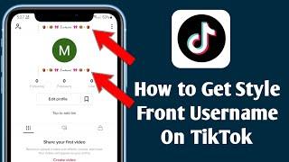 How to Get A Fonts Username on TikTok ||  How to Get Font Names on TikTok