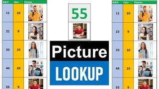 Excel VLOOKUP Magic |  Image VLOOKUP | Excel Picture Lookup [ lookup values ] #ms_excel