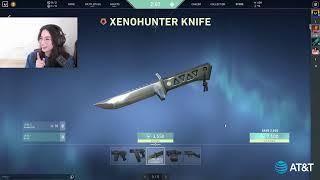 Kyedae React to New XENOHUNTER KNIFE