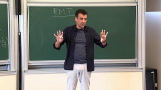 Gérard Ben Arous - 1/4 Random Matrices and Dynamics of Optimization in Very High Dimensions