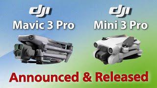 DJI Mavic 3 Pro Vs DJI Mini 3 Pro | Comparison