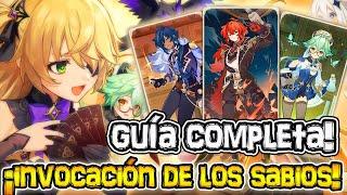 ¿JUEGO DE CARTAS DE GENSHIN IMPACT? Te enseño a jugar INVOCACIÓN DE LOS SABIOS! #genshinimpact