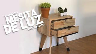 MESA DE LUZ DE MADERA, EUCALIPTO By Easy. PROYECTO MUEBLE.