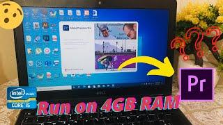 Adobe Premiere Pro on 4GB RAM | Run Premiere Pro in Low End PC Review |  Hunain Shafiq