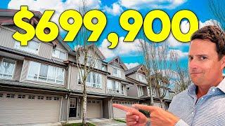 Tour a STUNNING $699K West Cloverdale Surrey Townhouse in BEST AREA