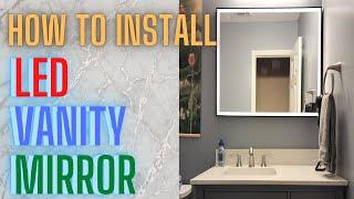 How to Install Anti-Fog LED Vanity Mirror EZ Stylish