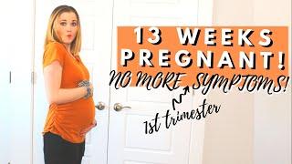 13 WEEKS PREGNANCY UPDATE! | 1st Trimester Symptoms are GONE!