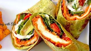 Delicious Chicken Wrap #chickenwrap