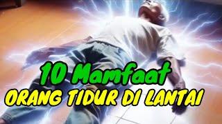 10 mamfaat tidur di lantai