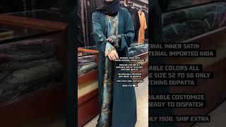 New Trend Abaya / order watsapp link in description #viral #muslim #modesty #trending #shorts