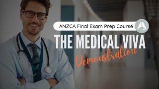 Demonstrating the Medical Viva | ANZCA Final Exam Sessions #anesthesiology #anesthesia #exam