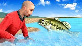 Hiding as a FISH in Prop Hunt! (Gmod)