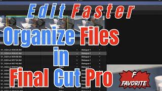 Organize Files In Final Cut Pro 2024   4K