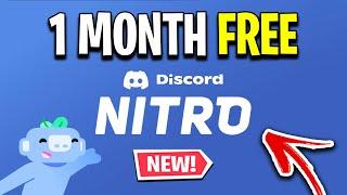 How To Get DISCORD NITRO For FREE! (1 Month)