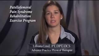 Loyola Medicine's Patellofemoral Pain Syndrome Home Exercise Program