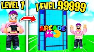 Can We Build A MAX LEVEL ARCADE In ROBLOX ARCADE TYCOON?! (100,000 ROBUX SPENT!)