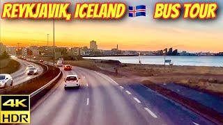 [4KHDR] Reykjavik,Iceland  Bus Tour