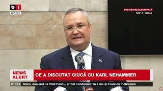 Ciucă a anunțat ce a discutat cu Nehammer: „E pt.prima dată când un oficial de la București e primit