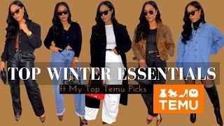 Temu Winter Haul:Styling Top 10 Winter Essentials to Build a Winter Capsule Wardrobe On a Budget