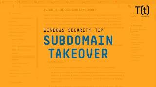 How Azure customers can prevent subdomain takeover