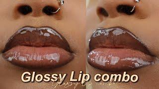 My glossy lip combo