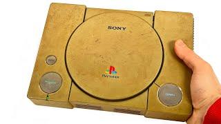 Yellowed and Dirty Playstation One Restoration