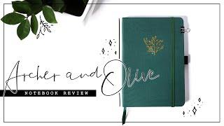 ARCHER AND OLIVE Bullet Journal Notebook Review + Comparison