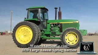 326B John Deere 4555 - 155HP MFWD Tractor - Sevoya Farms - Robert Gray Estate