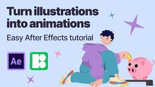 How to animate an SVG illustration in After Effects: 5-min easy tutorial