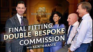 Final Fitting For My Double Bespoke Commission | Kent & Haste
