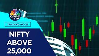 Sensex Gains 230 Points, Nifty Above 25,000; Midcaps Fall From Highs | CNBC TV18