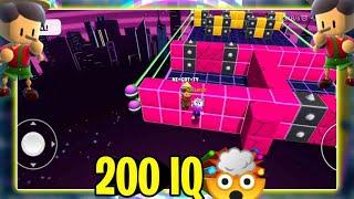 200 IQ Gameplay In Block Dash | Block Dash Tricks | Stumble Guys