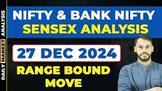 NIFTY PREDICTION FOR TOMORROW| 27 DECEMBER| BANK NIFTY PREDICTION| NIFTY LIVE TRADING|NIFTY STRATEGY