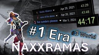 44:17min Naxxramas | #1 Era Classic WoW | five sunders please | fury pov