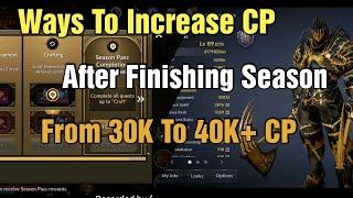 Black Desert Mobile Ways To Increase CP After Finishing Season : from 30K To 40K + CP