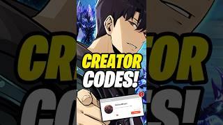 DON’T MISS THESE CREATOR CODES! [Solo Leveling:ARISE] | #sololevelingarise #sololeveling #redeemcode