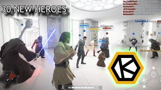 KYBER BATTLEFRONT EXPANDED (30 NEW HEROES) | HvV #1324 | Star Wars Battlefront 2