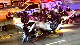 FDNY Bronx 10-36 Box 8974 MVA Rollover with Entrapment