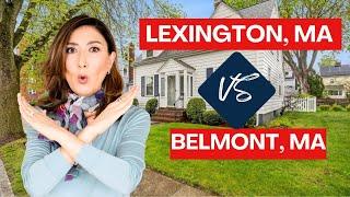 Which Town is better in Massachusetts: LEXINGTON VS BELMONT