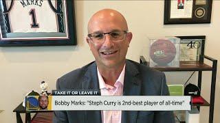 Bobby Marks isn't folding on his take about Steph Curry being the 2nd best player of all time 