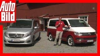 VW T6 vs. Mercedes V-Klasse - Der beste Bulli (2015)