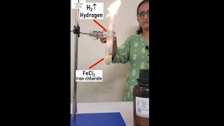 Reaction of Iron(Fe)  with HCl