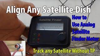 Analog Satellite Finder Meter English How to use satfinder English