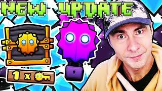 Geometry Dash NEW UPDATE -  GOLD KEYS, NEW Wraith Vault Codes, Events and MORE!