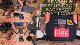 Search And Rescue Drone Backpack Setup