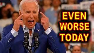 Joe Biden Just Doubled-Down on DECREPIT in NC Today.....