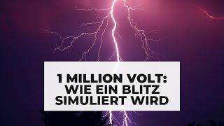 Experiment: Was passiert bei einem Blitzschlag mit 1 Million Volt?