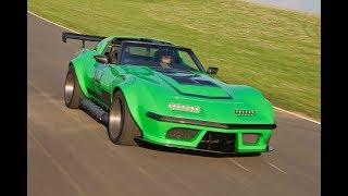 Green Mamba Bob Bertelsen's 68 Corvette Motorstate Autocross