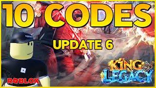 6 NEW CODES10 WORKING CODES for KING LEGACY  2 Reset Stat Code  UPDATE 6  Roblox 2024