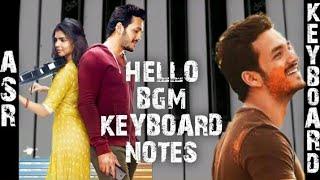 Hello bgm akhil keyboard notes | notes in description